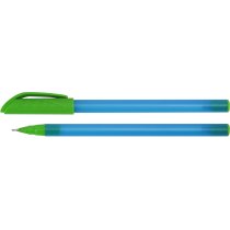 Ручка масляная ECONOMIX  BRAZIL 0,7 мм ассорти, пише синім