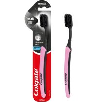 Colgate зубная щетка Шелковые нити с древесным углем