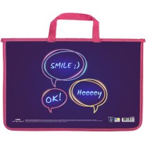 Портфель пластиковий А4 на блискавці MAXI