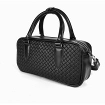 Сумка "Бріджит" К-219-Ч натуральна шкіра чорна венето