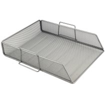 Лоток горизонтальный 80x280x340мм метал, серебро