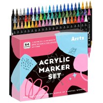Акриловые маркеры Arrtx (AACM-03-64C) 64 цвета