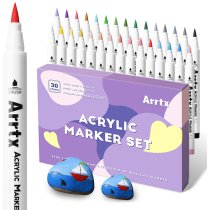 Акриловые маркеры Arrtx AACM-0530A, 30 цвета