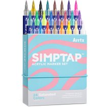 Акриловые маркеры Arrtx Simptap AACM-0724B, 24 цвета
