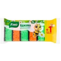 Губки кухонніТМ FINO Бджілка 5+1 шт