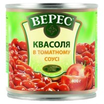 Фасоль Верес в томатном соусе ж/б 400 г