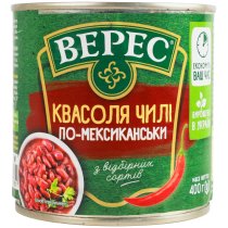 Фасоль Верес  чили по-мексикански ж/б 400г