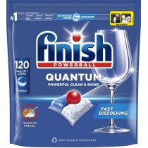 Засіб для миття посуду в посудомийних машинах FINISH Quantum All in 1 120 шт
