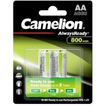 Акумулятор Camelion NH-AА 800АRBP2  Ni-MH Always Ready  HR6 AA 800mAh BP3