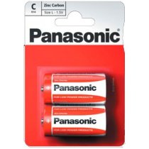 Батарейка PANASONIC R14 Zinc Carbon 1x2 шт