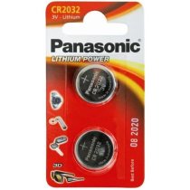Батарейка PANASONIC CR-2032 Lithium, 3V, 1x2 шт
