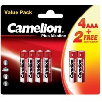 Батарейка CAMELION LR03BS-BP(4+2)  Plus Alkaline AAA 1x6 шт