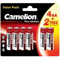 Батарейка CAMELION LR6BS-BP(4+2)  Plus Alkaline АА 1x6 шт