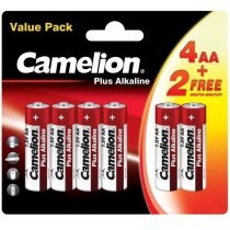 Батарейка CAMELION LR6-BP(4+2) Plus Alkaline АА 1x(4+2) шт