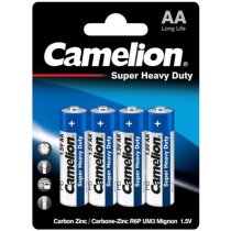 Батарейка CAMELION R6P-BP4B АА Blue, 1х4шт