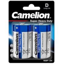Батарейка CAMELION R20P-BP4B Blue, 1х2шт