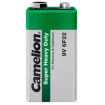 Батарейка CAMELION 6F22-SP1G Green Shrink 1x1 шт