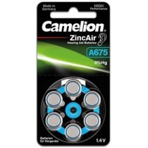 Батарейка CAMELION A675-BP6(0%Hg) Zinc-Air, 1х6 шт