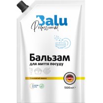 Бальзам для мытья посуды BALU® "Сочный лимон", пакет 1500 мл