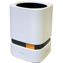 Відро без кришки 15 л квадратне Paperwaste біле JAH