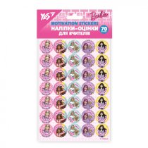 Наклейки-оценки Yes "Barbie", круглые
