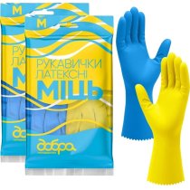 Латексные перчатки МОЦ Добрая хозяйка, размер M