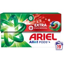 Капсулы для стирки Ariel Все-в-1 Экстрасила пятновыводителей 19 шт