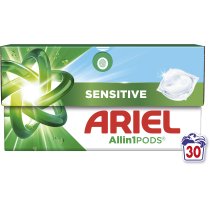 Капсули для прання Ariel Все-в-1 Для чутливої шкіри 30 шт