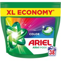 Капсулы для стирки Ariel Все-в-1 Для цветной 38 шт