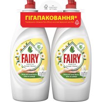 Средство для мытья посуды Fairy Ромашка и витамин E 2х900 мл