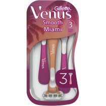 Одноразові станки для гоління (бритви) жіночі Venus Smooth Miami, 3 шт