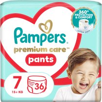Підгузки-трусики Pampers Premium Care Pants Розмір 7 (15+ кг) 36 шт