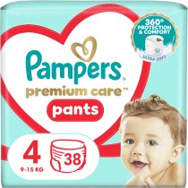 Підгузки-трусики Pampers Premium Care Pants Розмір 4 (9-15 кг) 38 шт