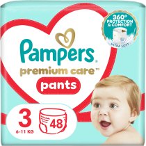 Підгузки-трусики Pampers Premium Care Pants Розмір 3 (6-11 кг) 48 шт