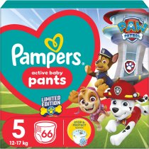 Підгузки-трусики Pampers Active Baby Pants "Щенячий патруль" Розмір 5 (12-17 кг), 66 шт