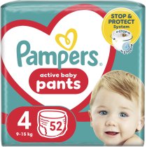 Підгузки-трусики Pampers Active Baby Pants Розмір 4 (9-15 кг) 52 шт