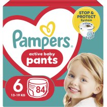 Подгузники-трусики Pampers Active Baby Pants Размер 6 (13-19 кг) 84 шт