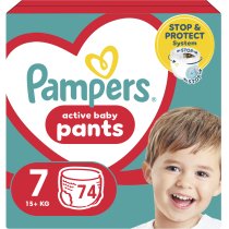 Підгузки-трусики Pampers Active Baby Pants Розмір 7 (15+ кг) 74 шт