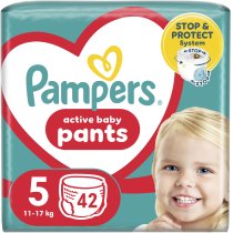 Підгузки-трусики Pampers Active Baby Pants Розмір 5 (11-17 кг) 42 шт