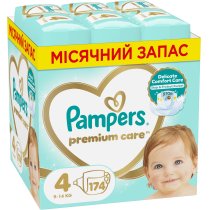 Подгузники Pampers Premium Care Размер 4 (9-14 кг), 174 шт.