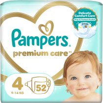 Подгузники Pampers Premium Care Размер 4 (9-14 кг), 52 шт.