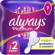 Гигиенические прокладки Always Platinum Super (Размер 2) 7 шт