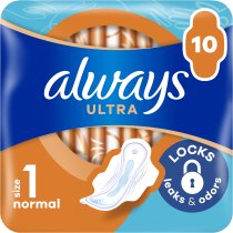 Гигиенические прокладки Always Ultra Normal (Размер 1) 10 шт