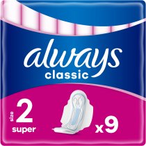 Гігієнічні прокладки Always Classic Super (Розмір 2) 9 шт