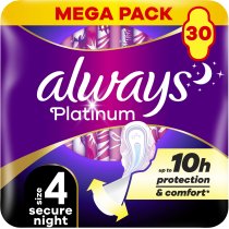 Гігієнічні прокладки Always Platinum Secure Night (Розмір 4) 30 шт