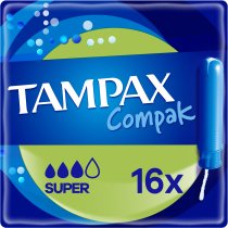Тампоны Tampax Compak Super с аппликатором 16 шт.