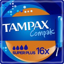 Тампоны Tampax Compak Super Plus с аппликатором 16 шт.