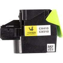 Картридж PowerPlant Lexmark CX410de YL (CX410/CX510) (с чипом)