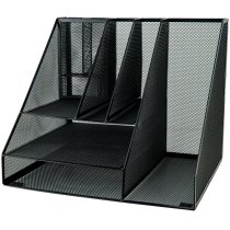 Многофункциональная подставка-органайзер 345x290x290мм, металл, чёрная