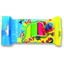 Пластилин Fluorescent, полиэт.уп., 100 г, 5 неоновых цветов